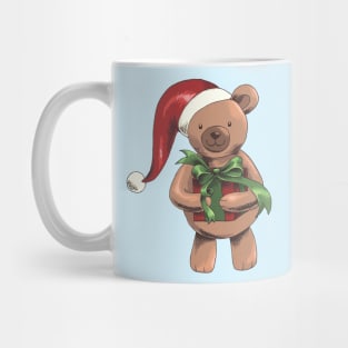 Christmas bear children motive Christmas presents Mug